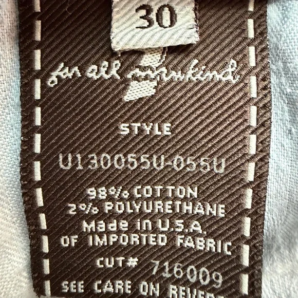 7 For All Mankind A Pocket Bootcut Jeans Size 30 USA - Picture 12 of 13